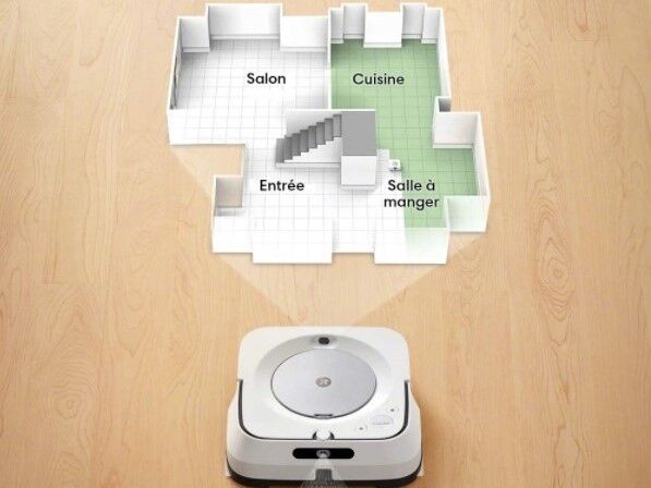 robot laveur irobot braava jet m6 cartographie